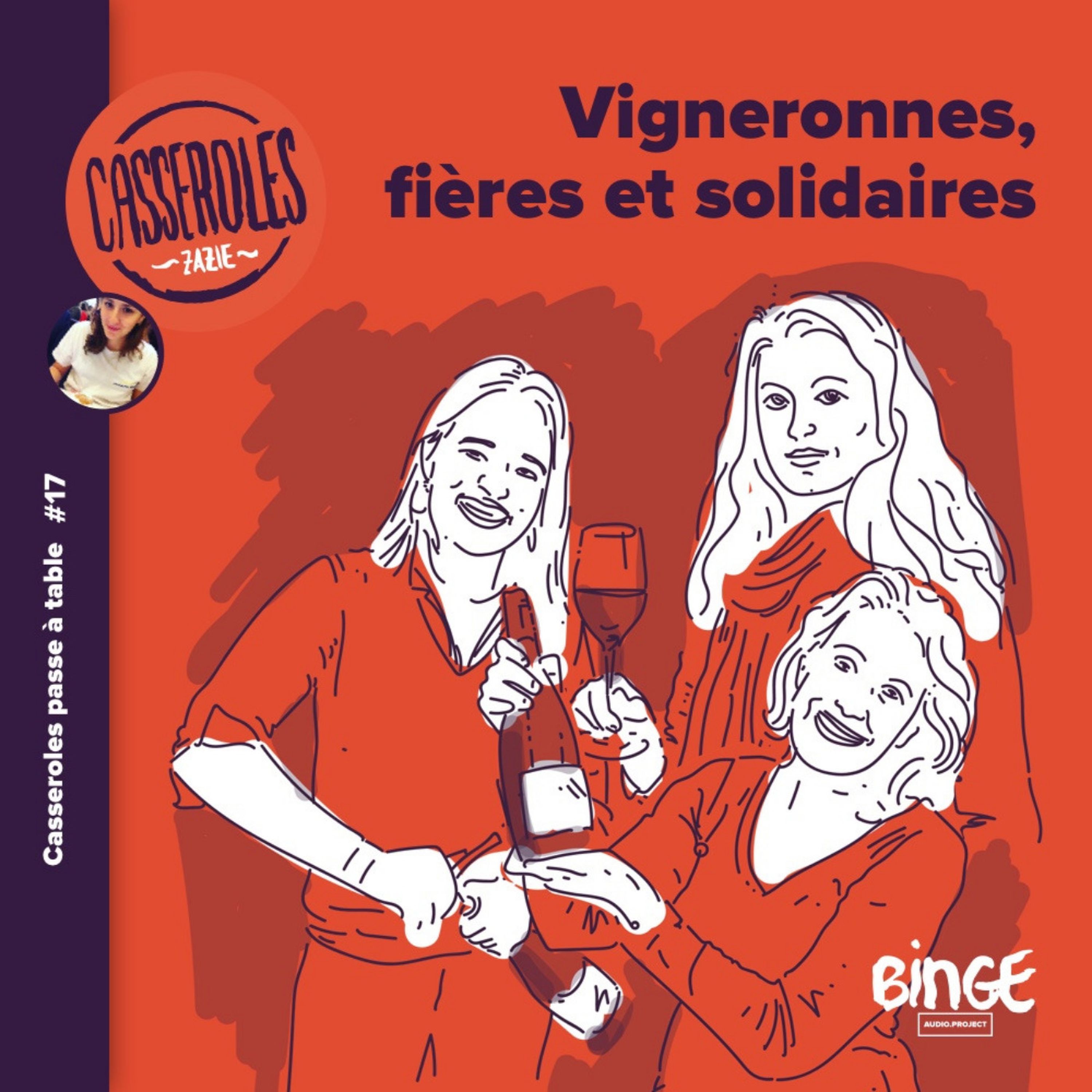 A table - Vigneronnes, fières et solidaires