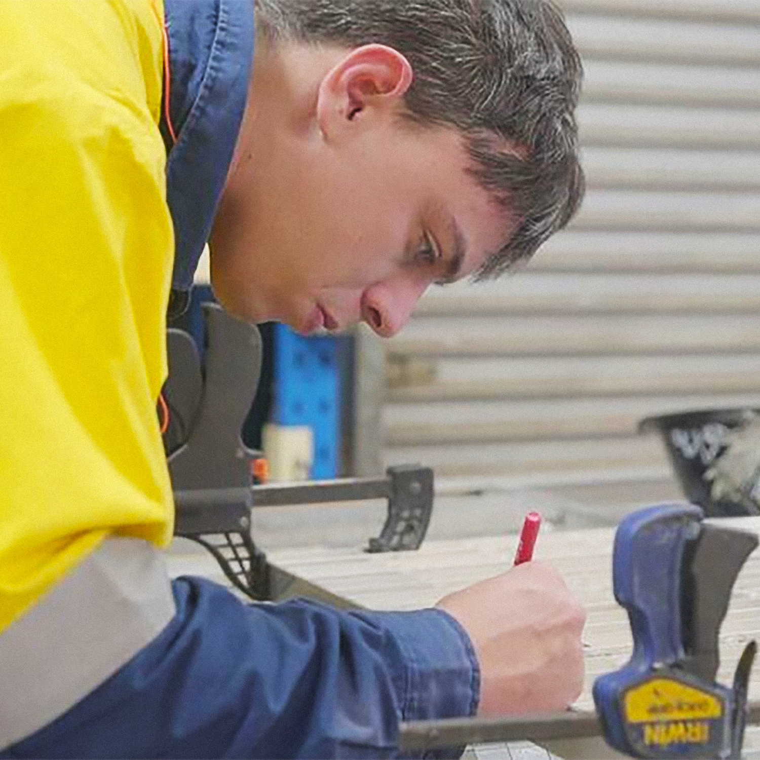 Welding, working, rapping and rising up