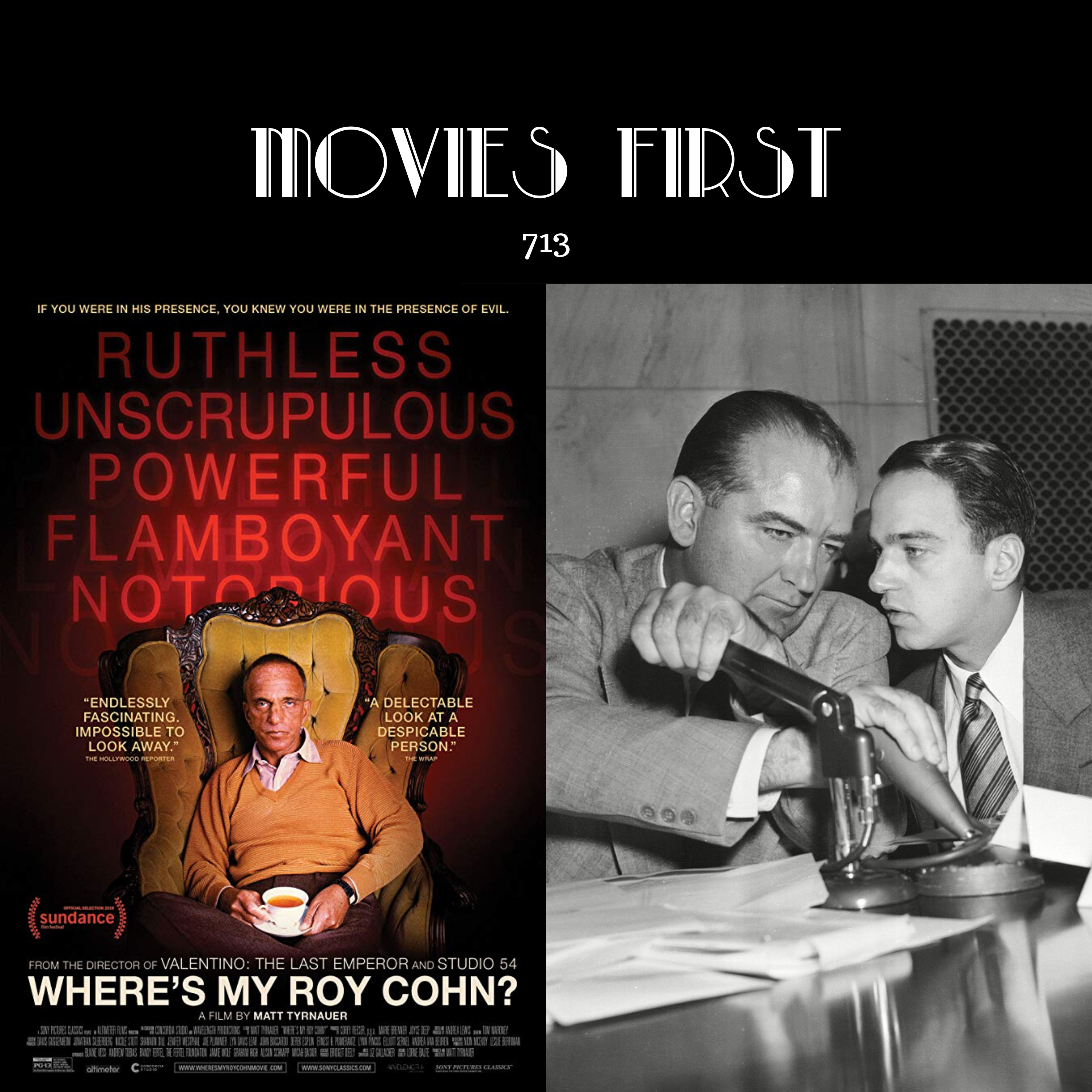 713: Where's My Roy Cohn? (documentary) (the @MoviesFirst review)