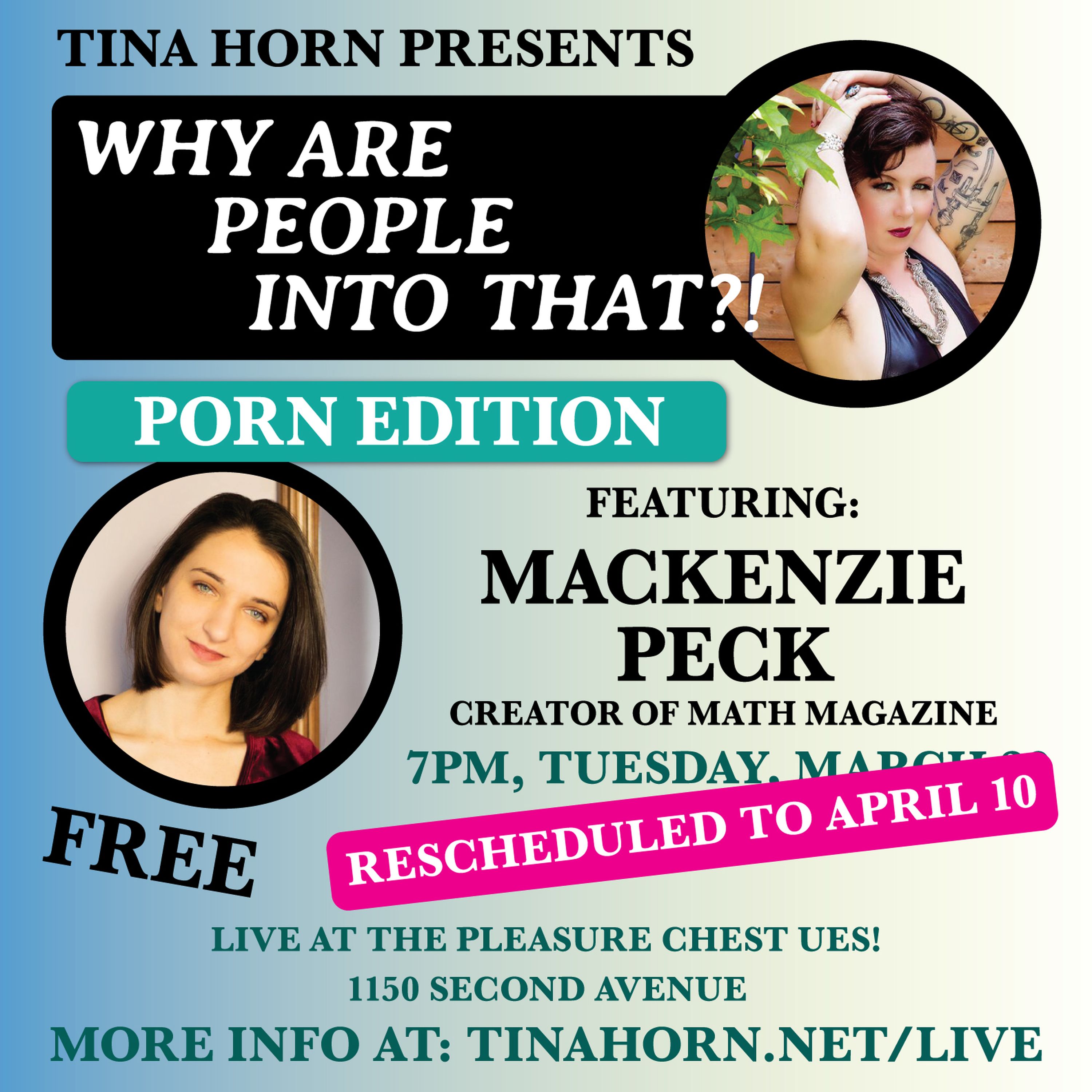 Brager Com - Live! MacKenzie Peck: Porno â€“ Why Are People Into That?! â€“ Podcast ...