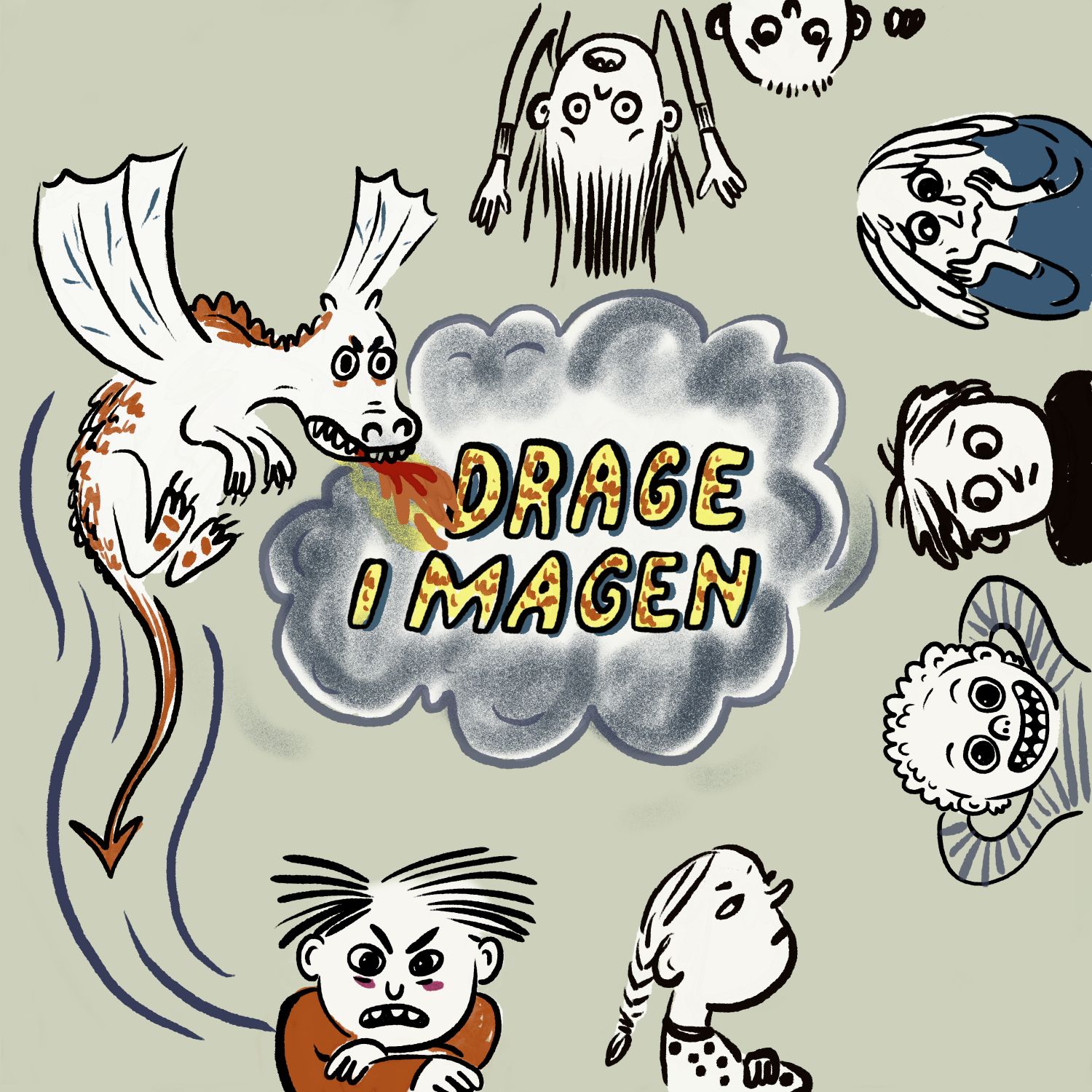 Drage i magen