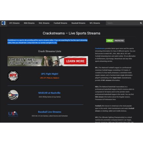 CrackStreams.con, Hub for Live Sports Streaming