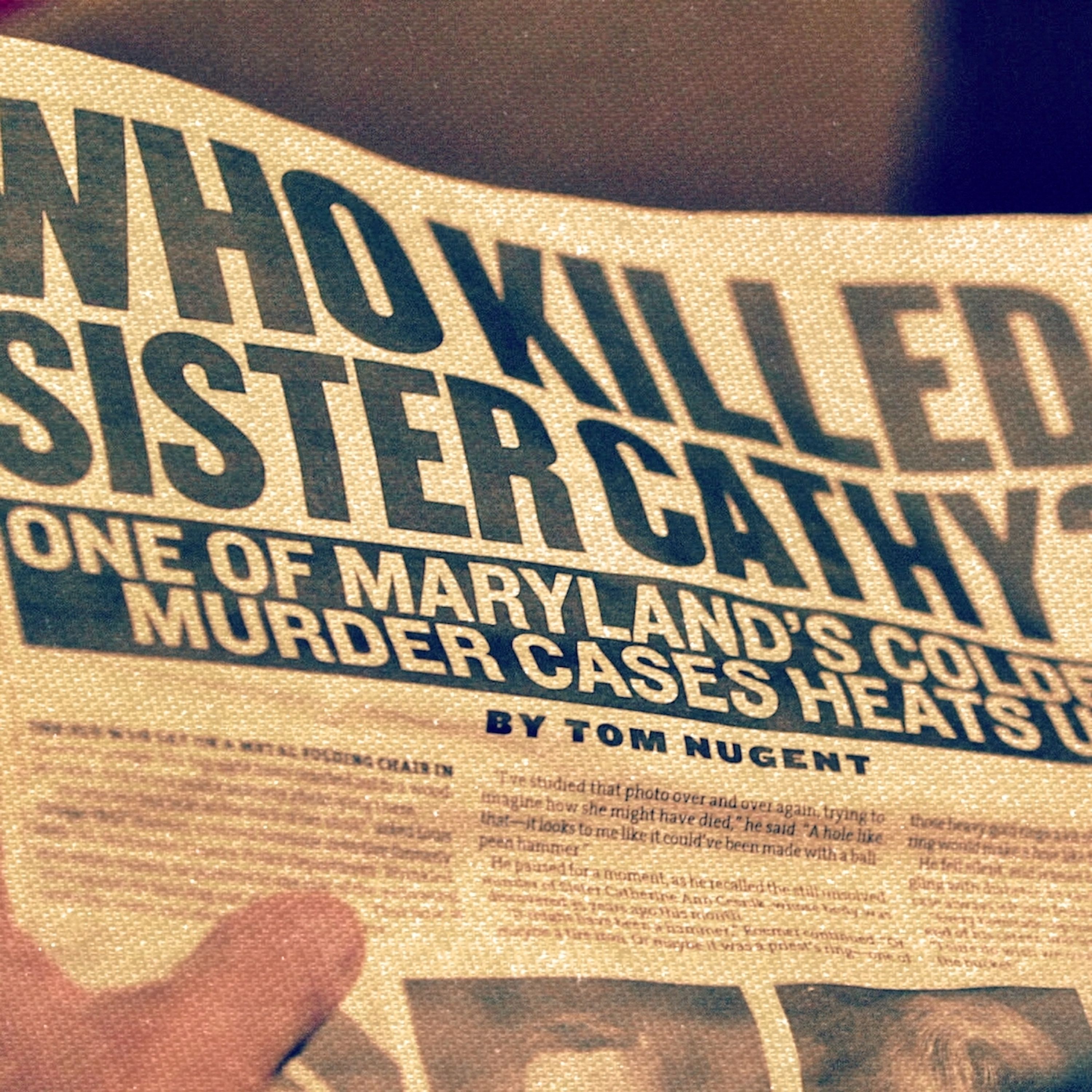 Sister Cathy, Part 38.1 : Welcome back, Tom Nugent